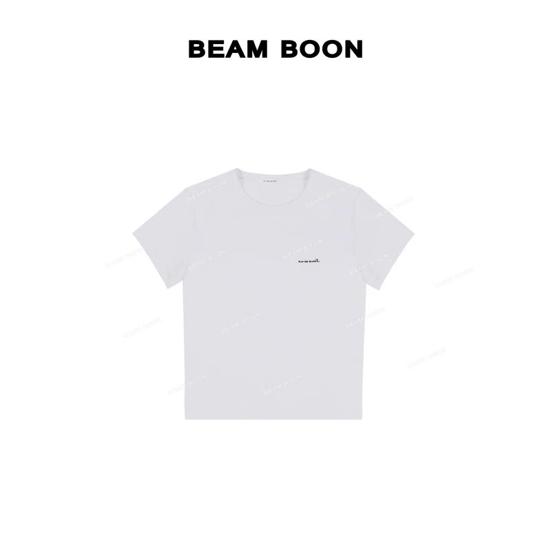 Beam Boon |【敏京Tee】定制亲肤环保索罗娜干爽透气字母百搭短袖