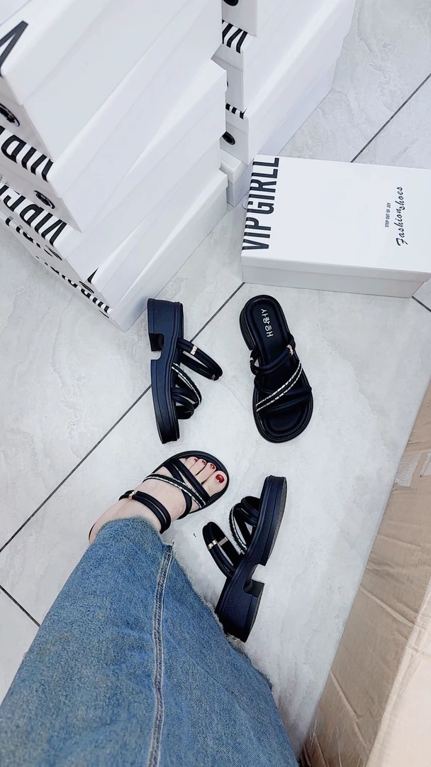 818-12厚底拖鞋女鞋
