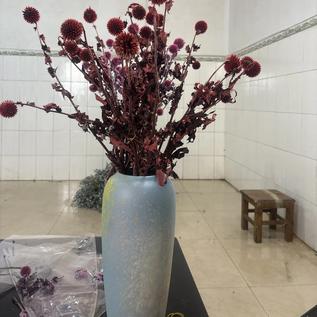 景德镇手工陶瓷花瓶，玻璃花瓶，复古，优雅