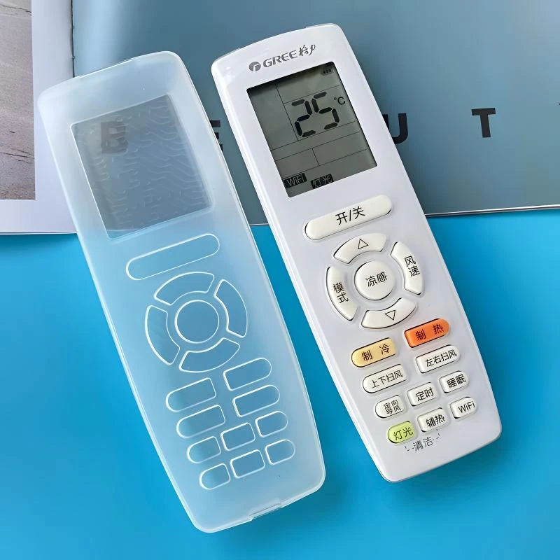 Y【通用】格力空调遥控器保护套硅胶全包板透明套摇控制器防水防尘