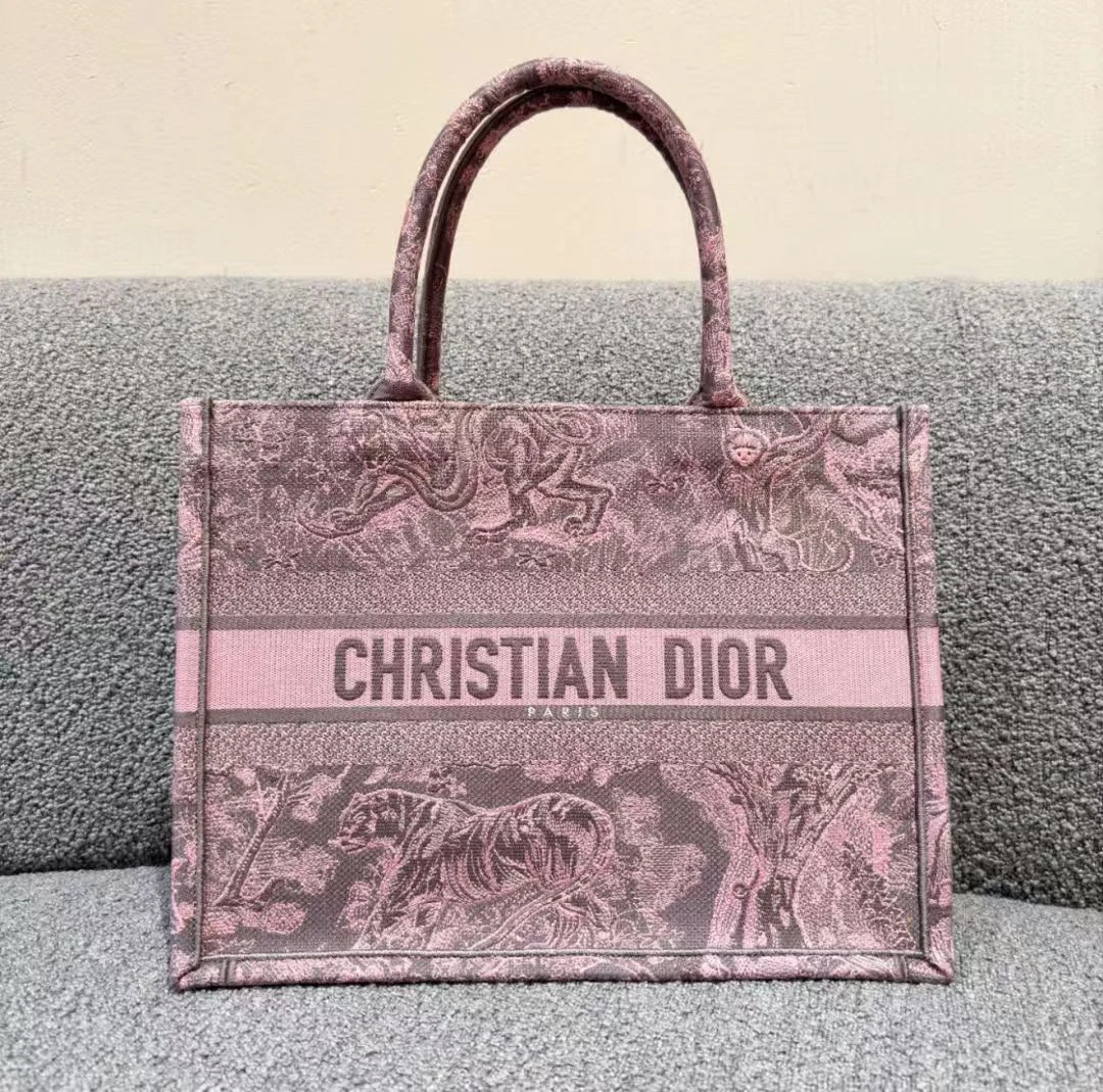 95新 DIOR/迪奥 粉色托特包1409 1380