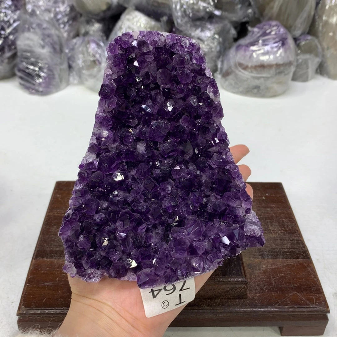 紫晶摆件未镶嵌水晶