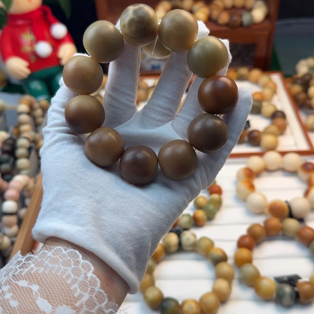 菩提根/象牙果手串卡23苹果干磨微瑕