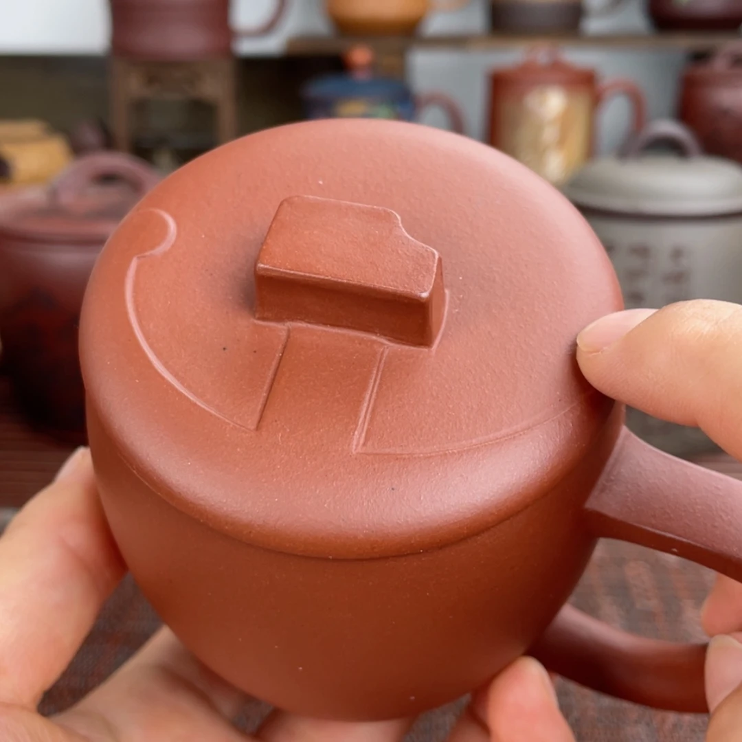 【闪购商品】茶杯紫砂宜兴原矿紫砂盖杯微瑕