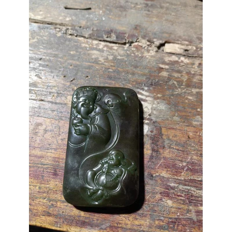 1个绿色佛祖牌牌摆件链接