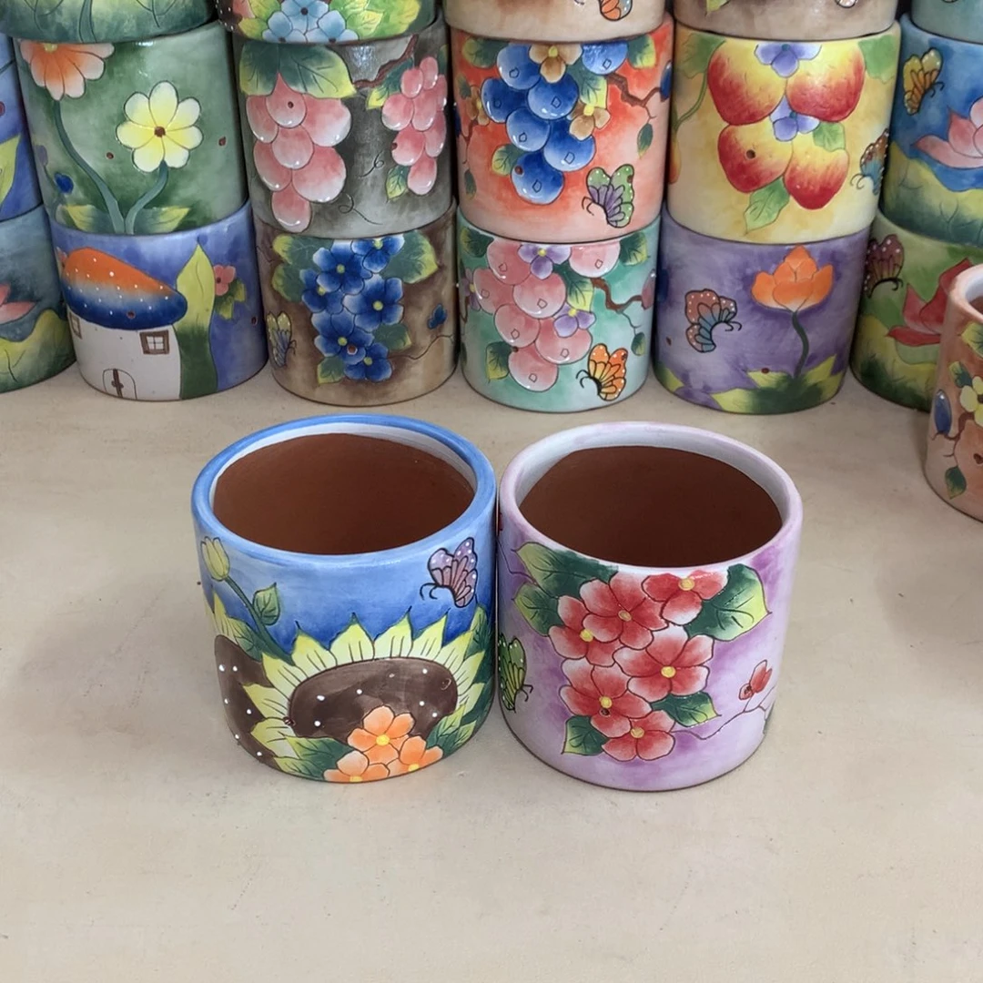 H*福利花盆，手绘花盆