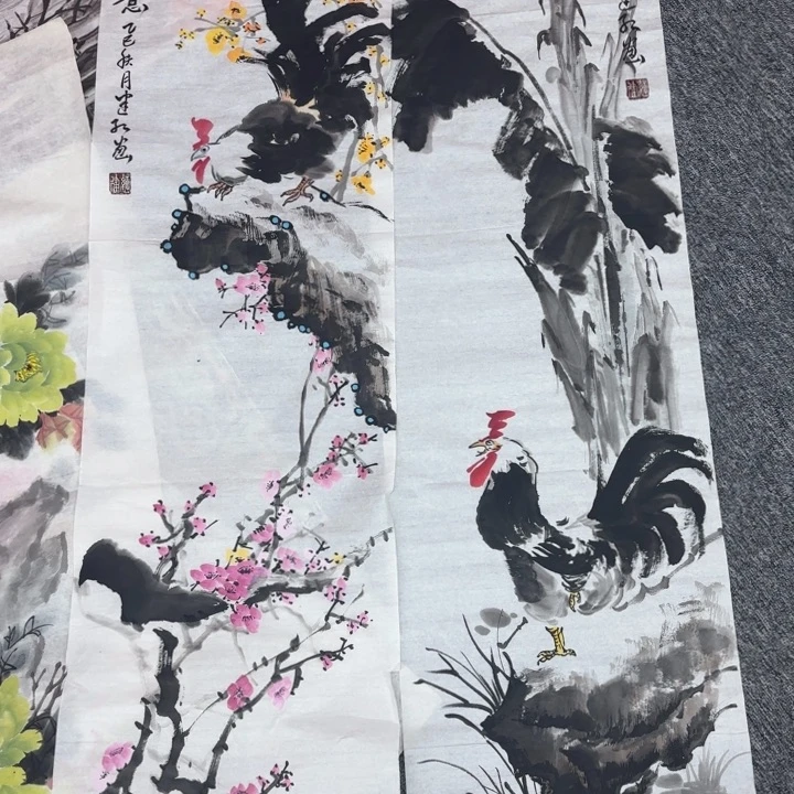 国画绘画作品多次参加全国性