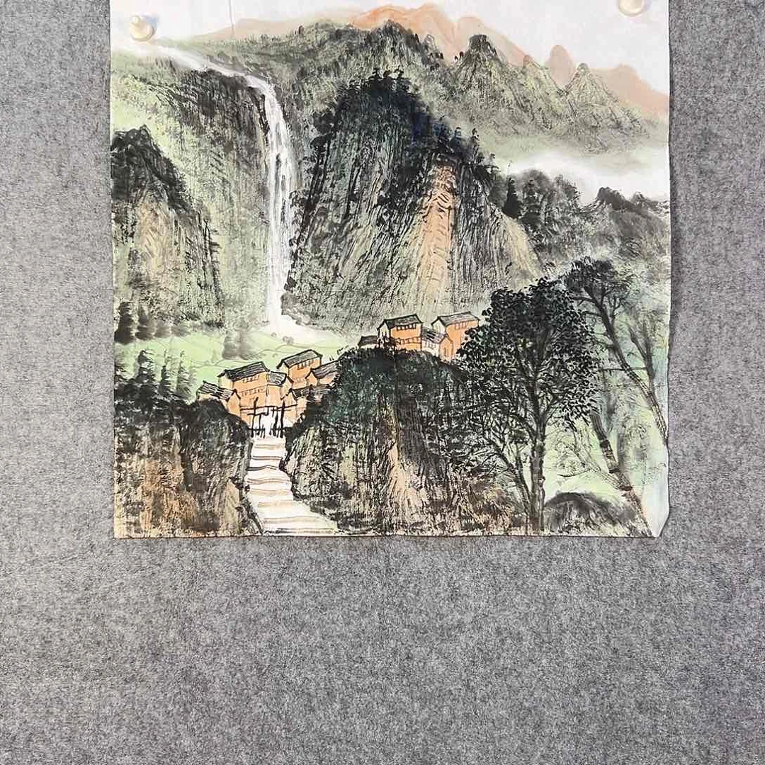 国画926 牡丹等植物生长于这里生长