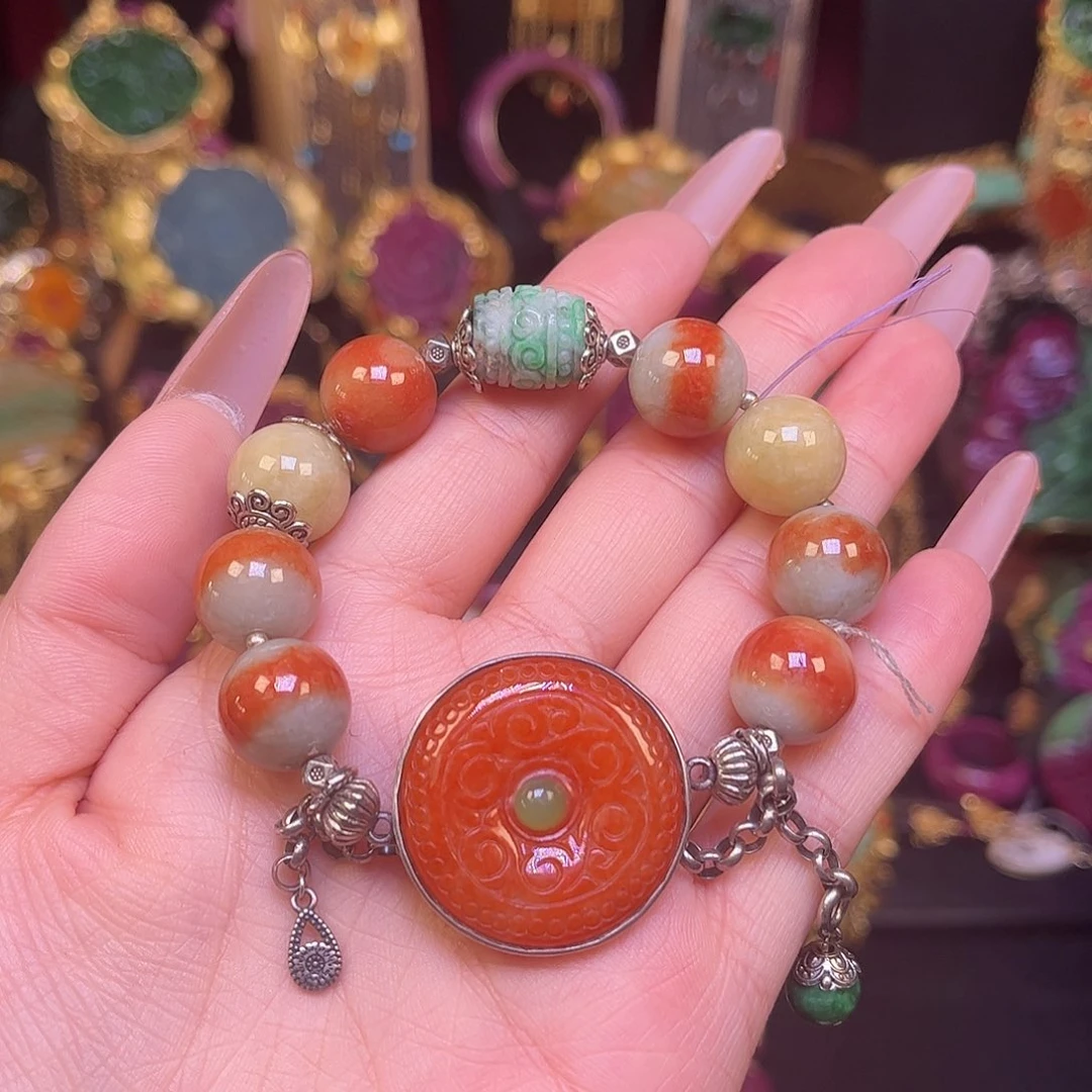 翡翠未镶嵌手链特价手链