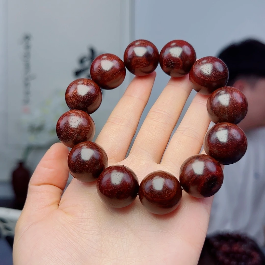 小叶紫檀手串/手链心*檀香紫檀2.0入