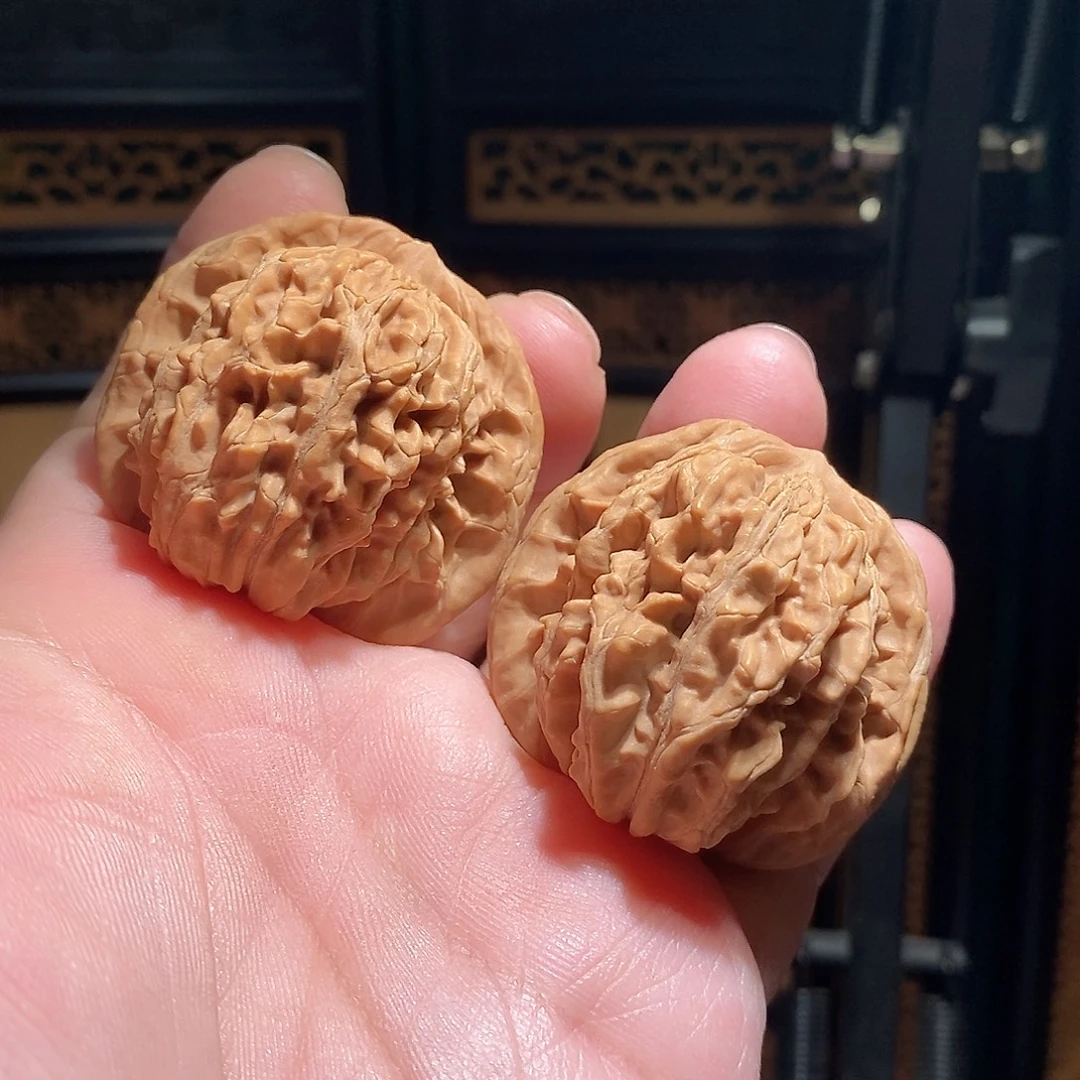 文玩核桃把件43四座楼全品