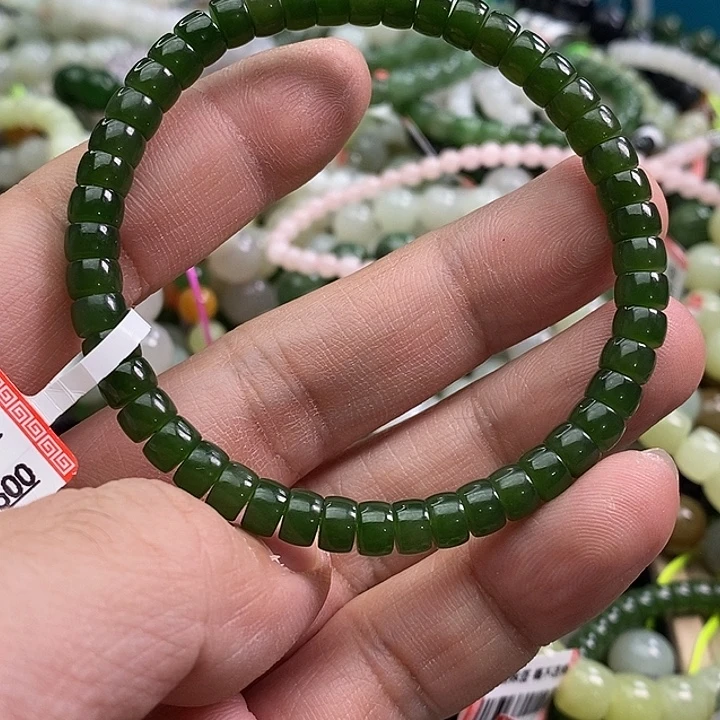 和田玉未镶嵌手链