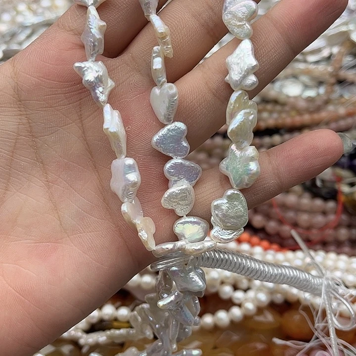 玛瑙/玉髓未镶嵌珠宝半成品一条混搭巴洛克珍珠