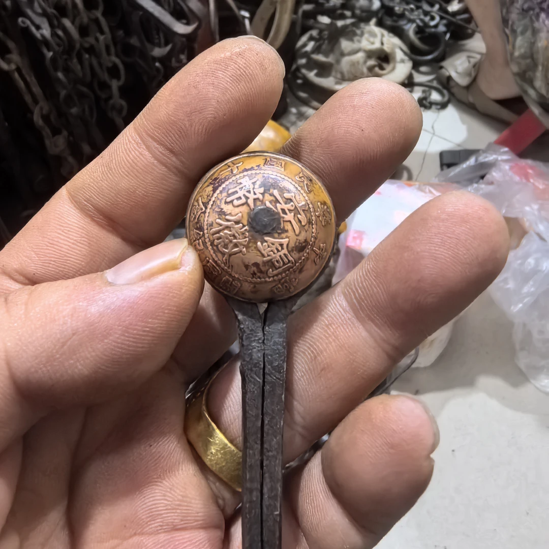 老物件铜锥子一个包邮