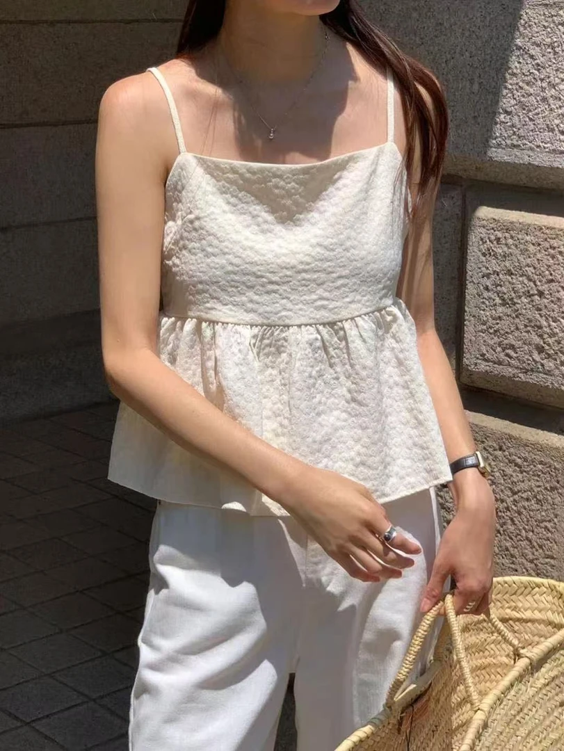 韩国东大门 正品 温柔洋气吊带063001/no退no换