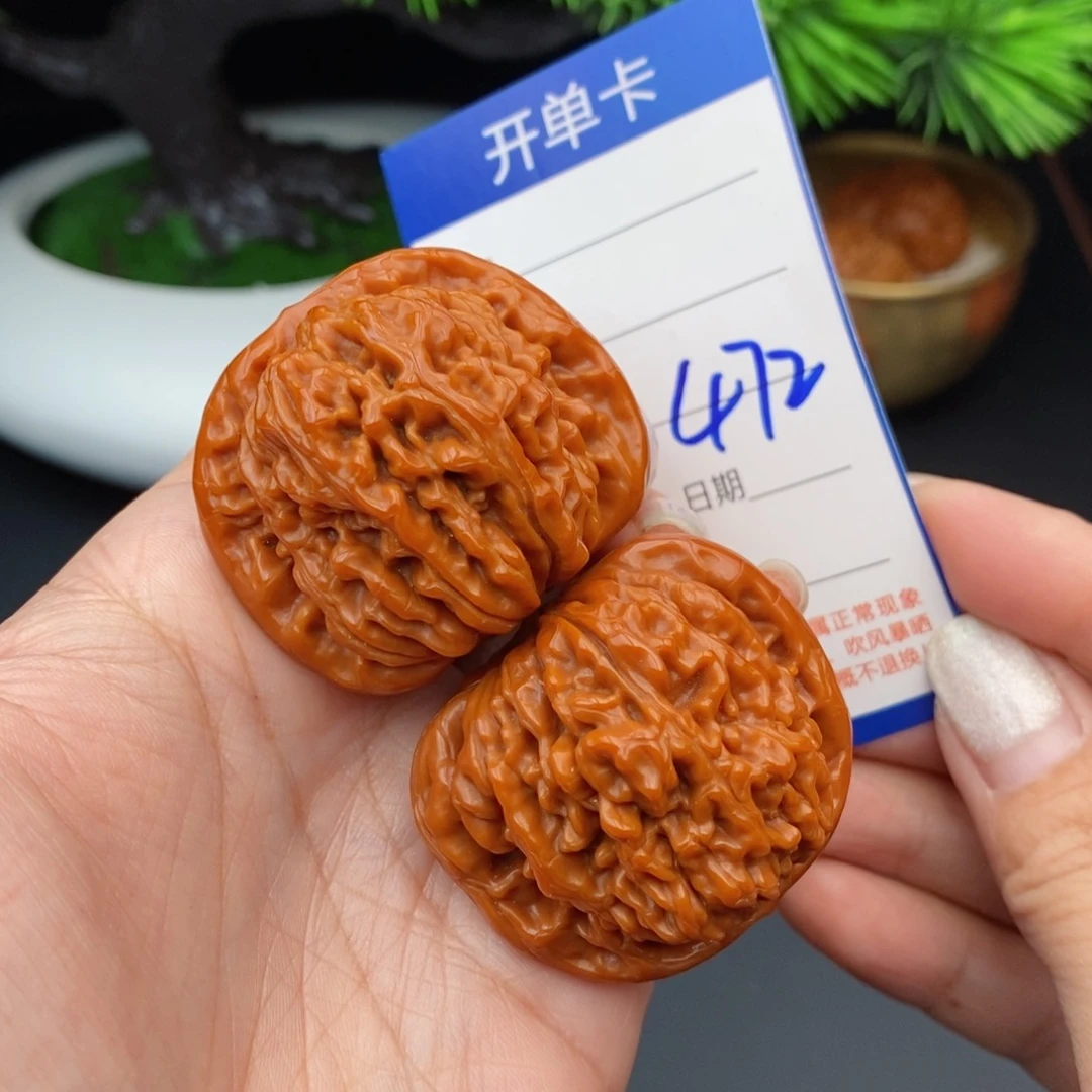 文玩核桃把件43四座楼狮子472