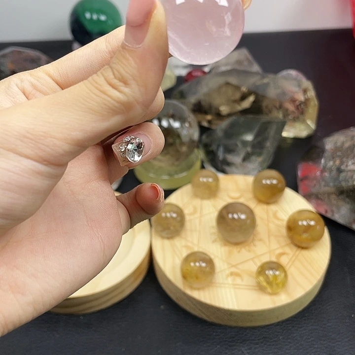 珠宝半成品水晶未镶嵌372水晶石