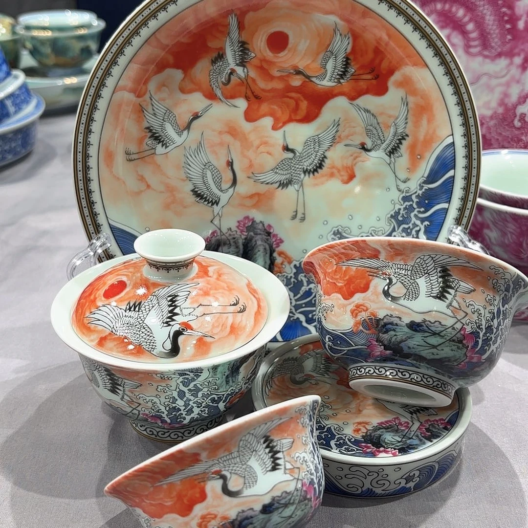 瓷片景德镇瓷器博物陈列