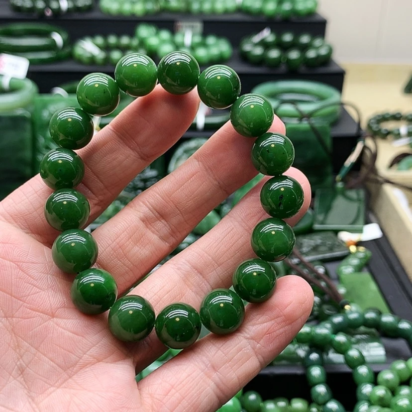 【闪购商品】和田玉（碧玉）手链未镶嵌