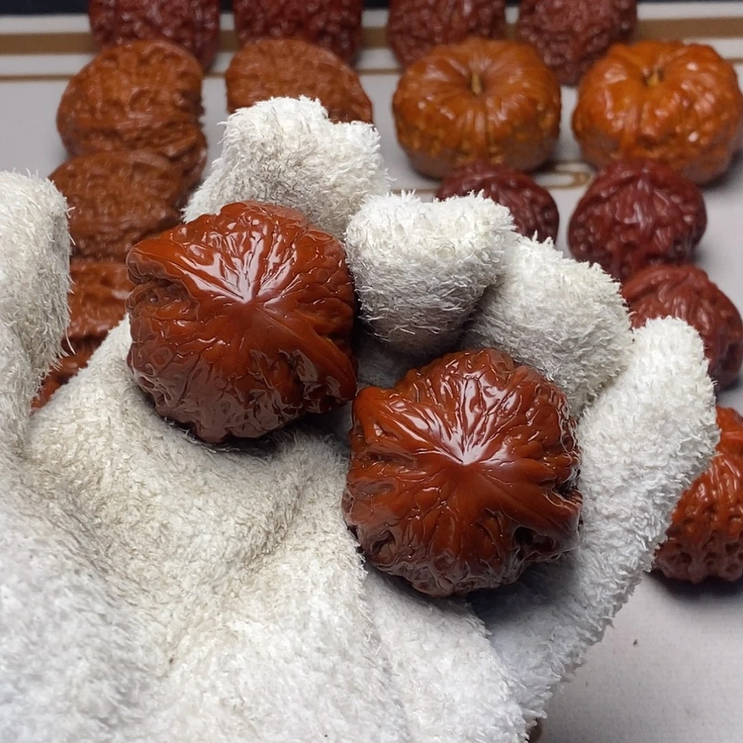 文玩核桃吊坠支持面式纯手盘铁锤