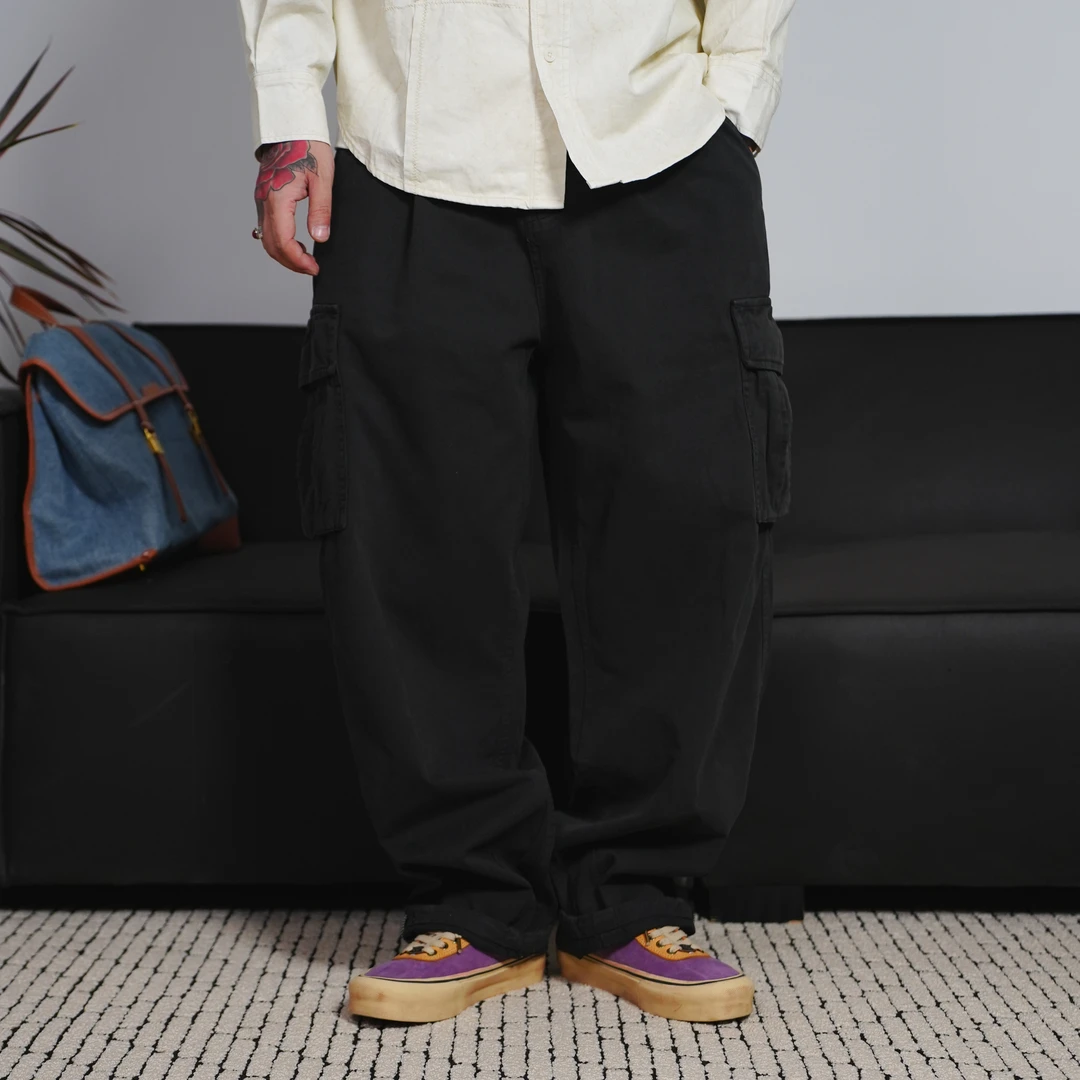 25FW秋季日潮复古工装裤户外休闲宽松日系休闲裤百搭水洗长裤