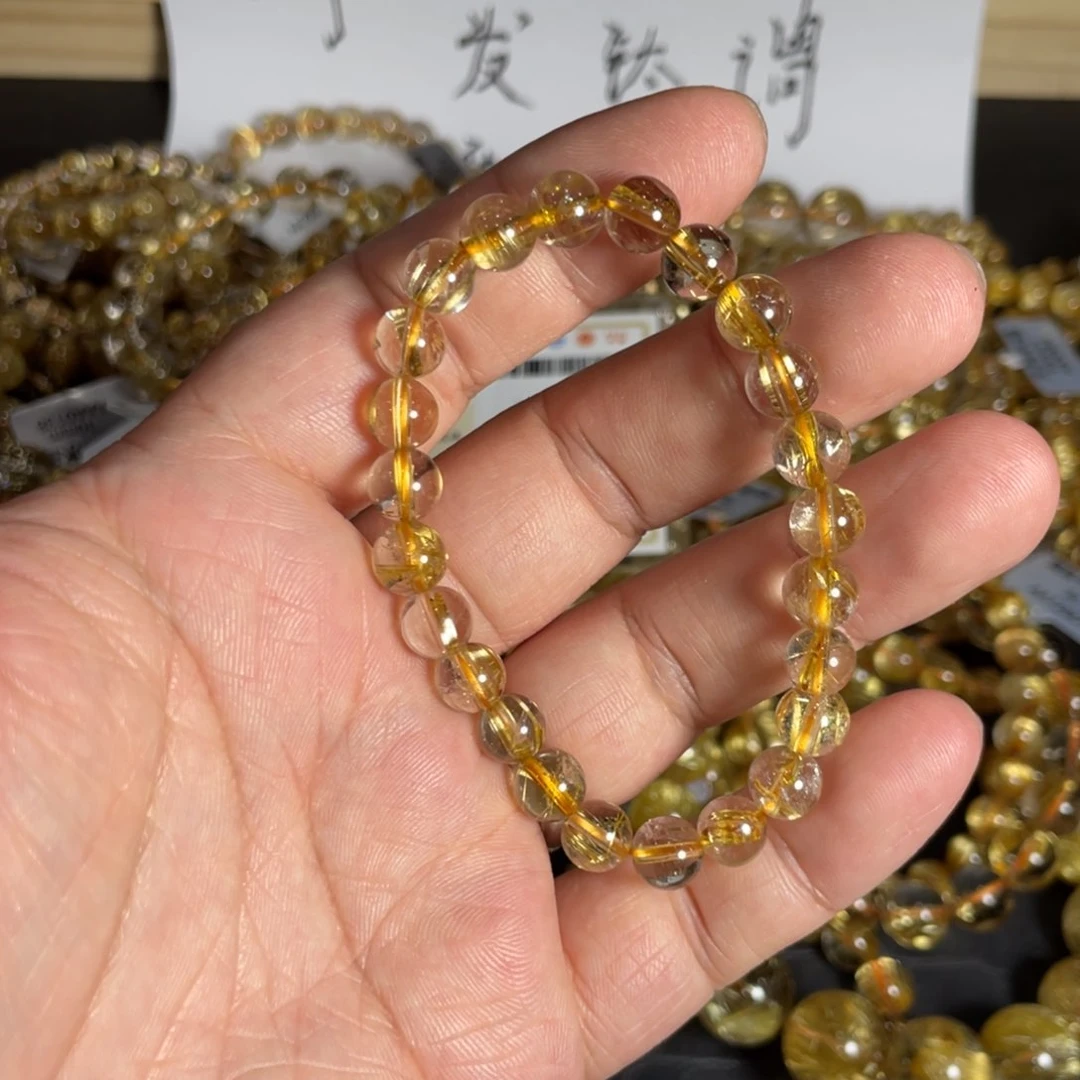 水晶手链未镶嵌c799钛晶