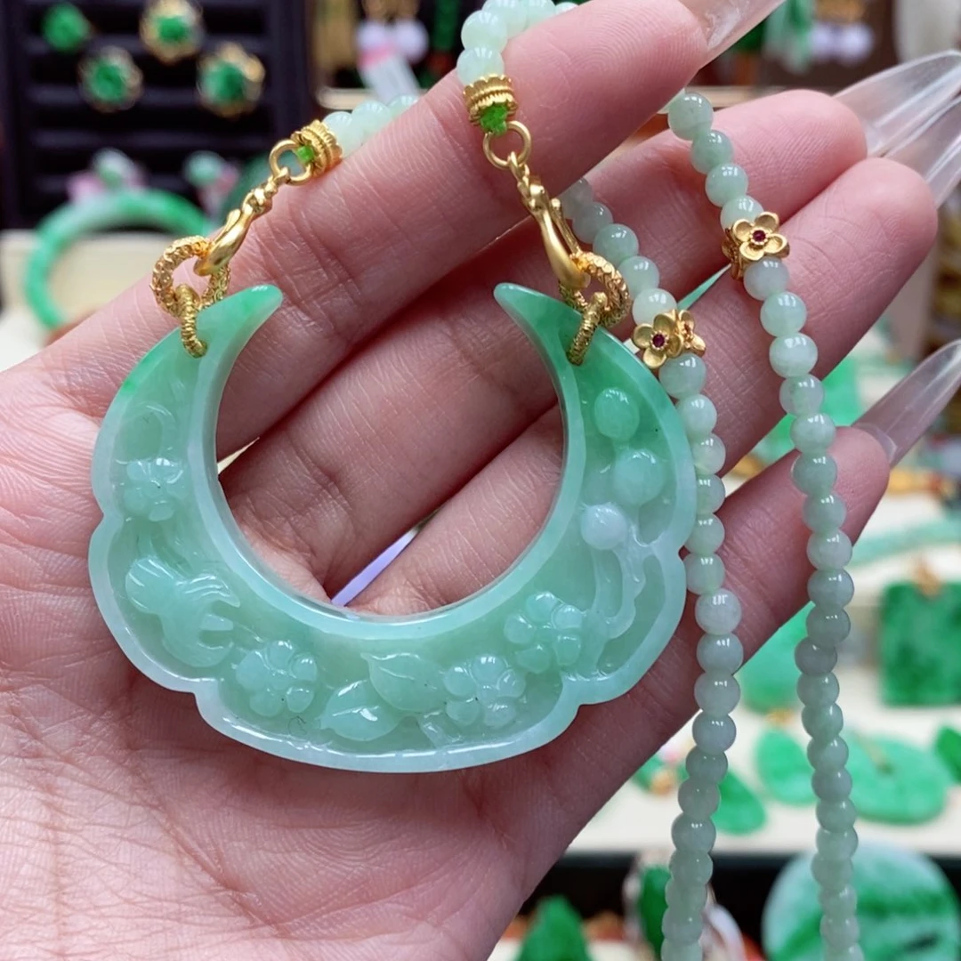 颈饰未镶嵌翡翠翡翠吊坠