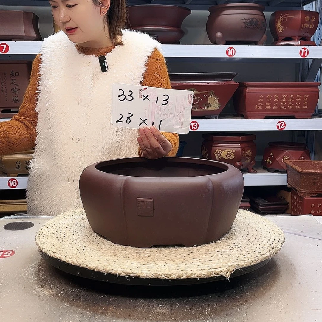紫砂花盆紫砂花盆
