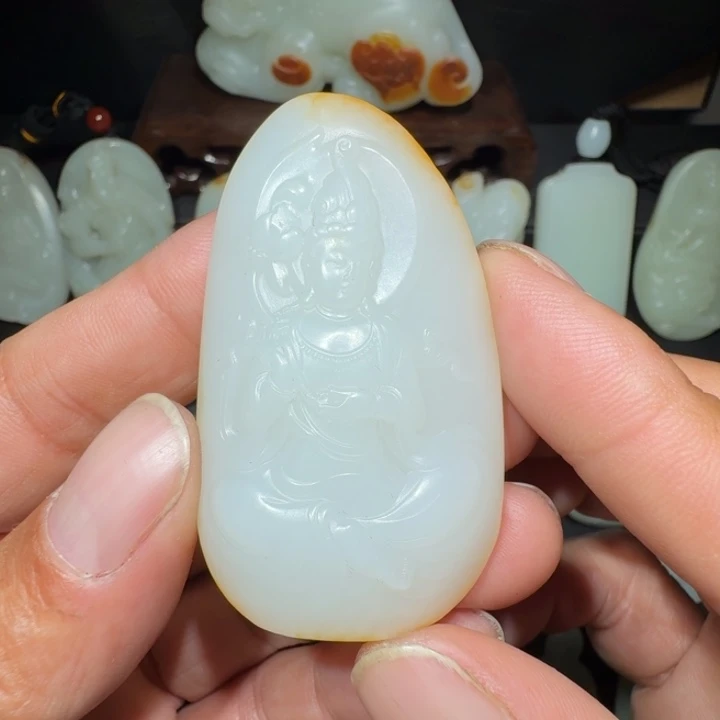 颈饰未镶嵌和田玉风*