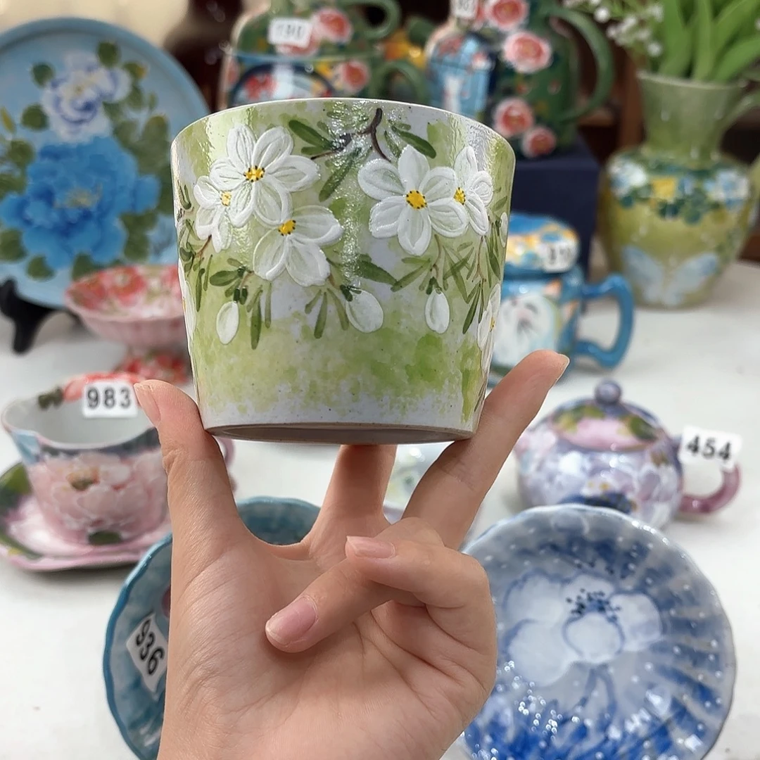 景德镇手绘高温釉下彩陶瓷茶具