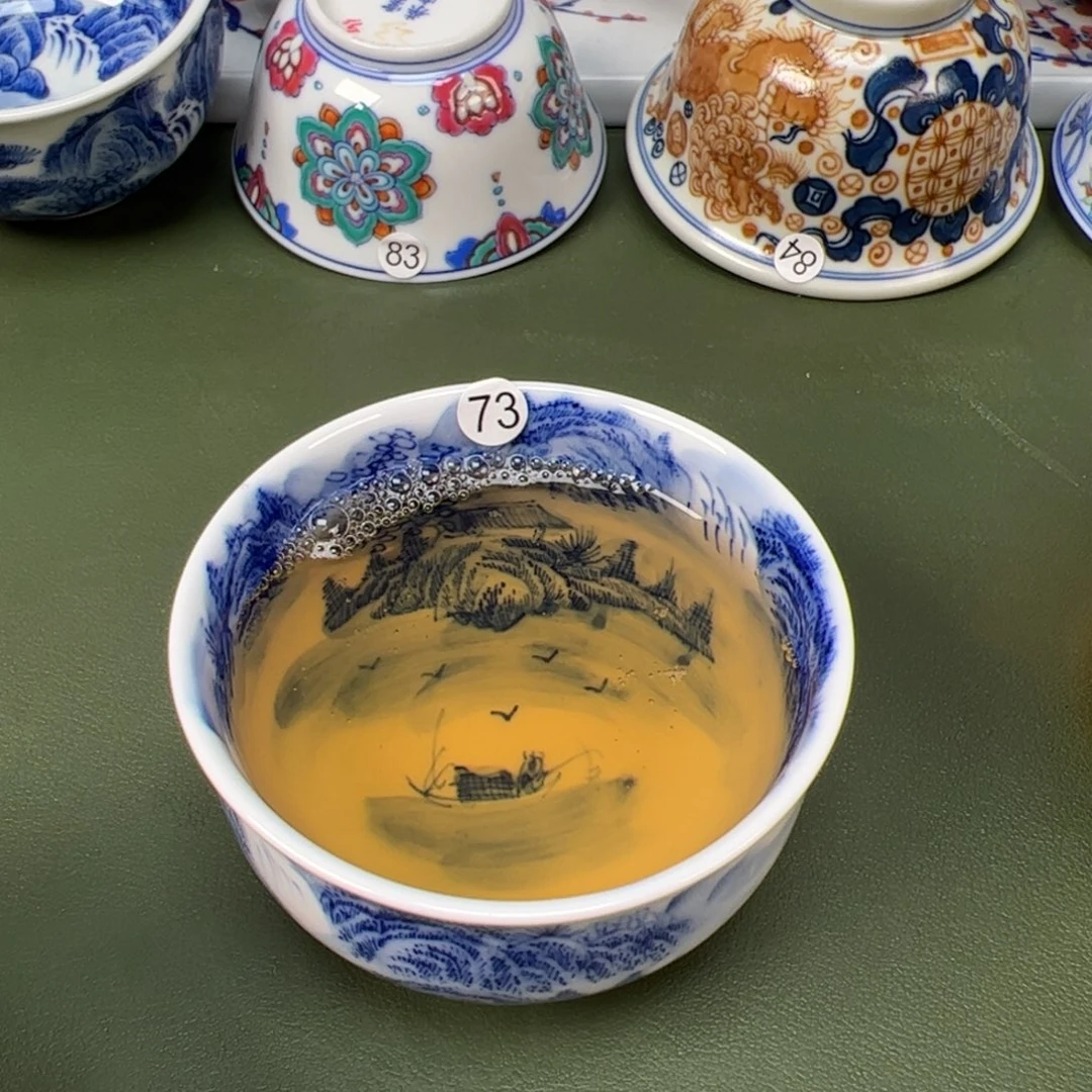 陶瓷景德镇纯手工纯手绘茶具木木73