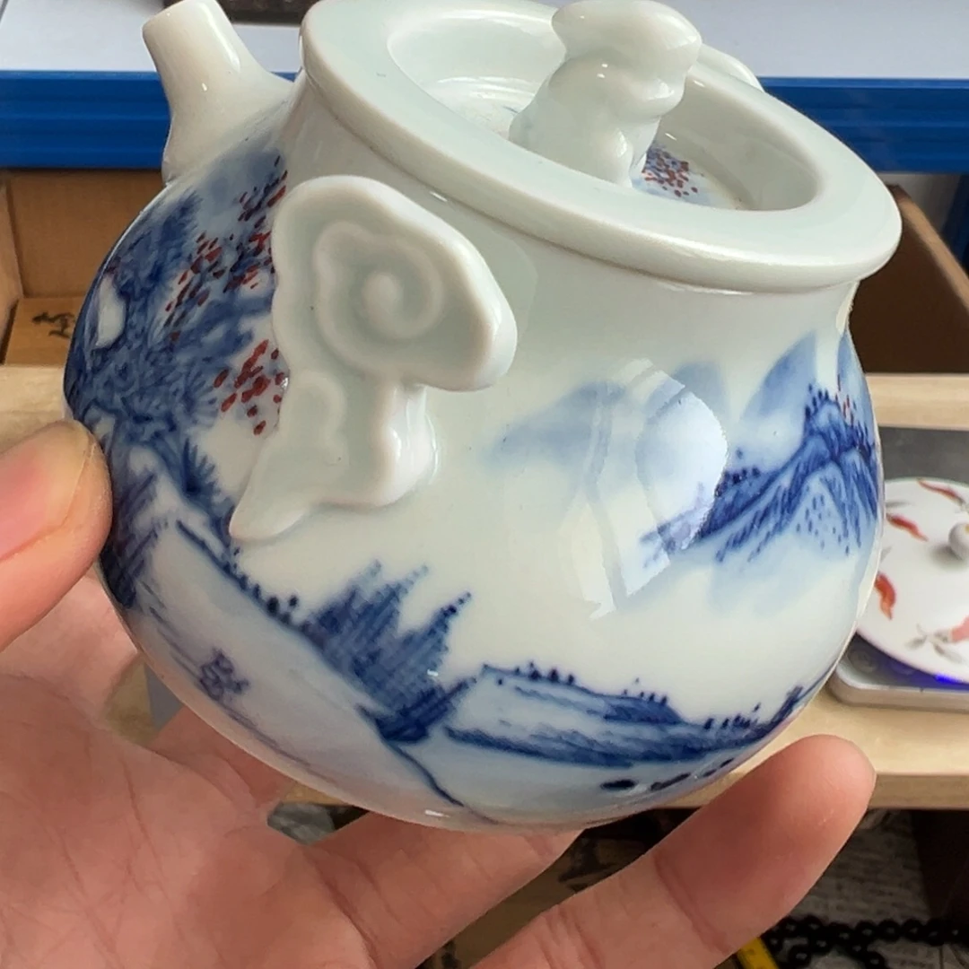 紫砂茶叶罐现代工艺美术瓷器