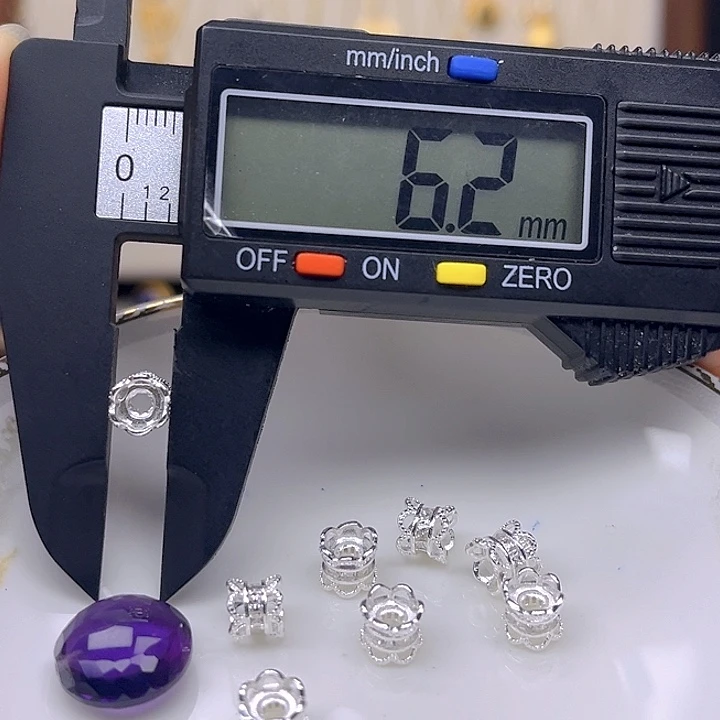 银S925镶嵌颈饰紫晶紫晶925镶嵌105