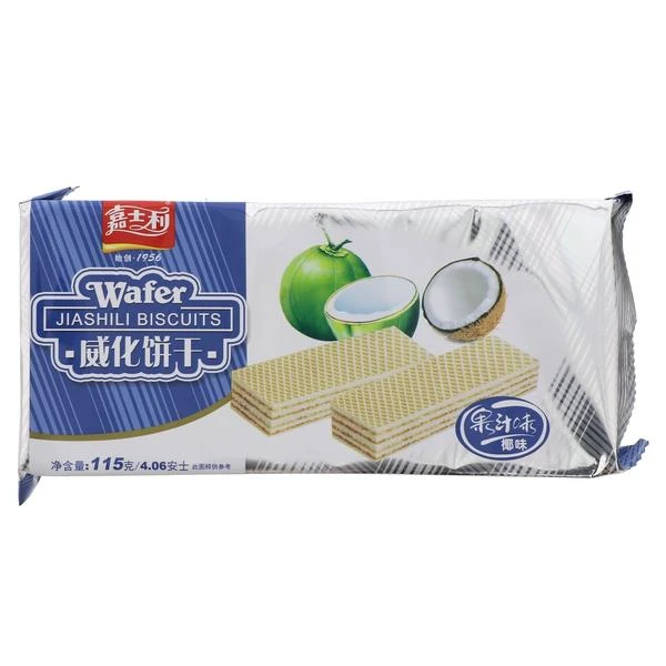 嘉士利威化饼干椰味 115g