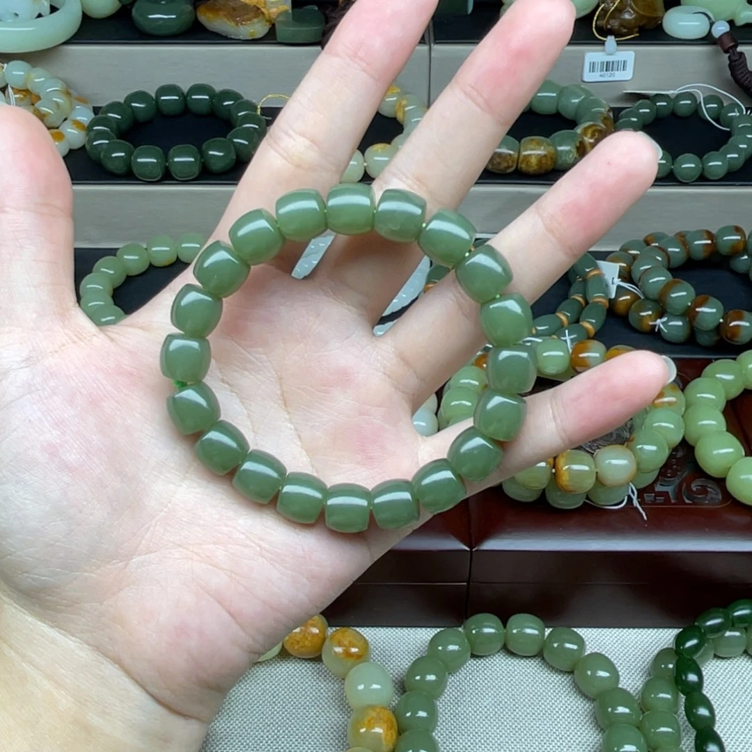 和田玉（糖玉）未镶嵌手链