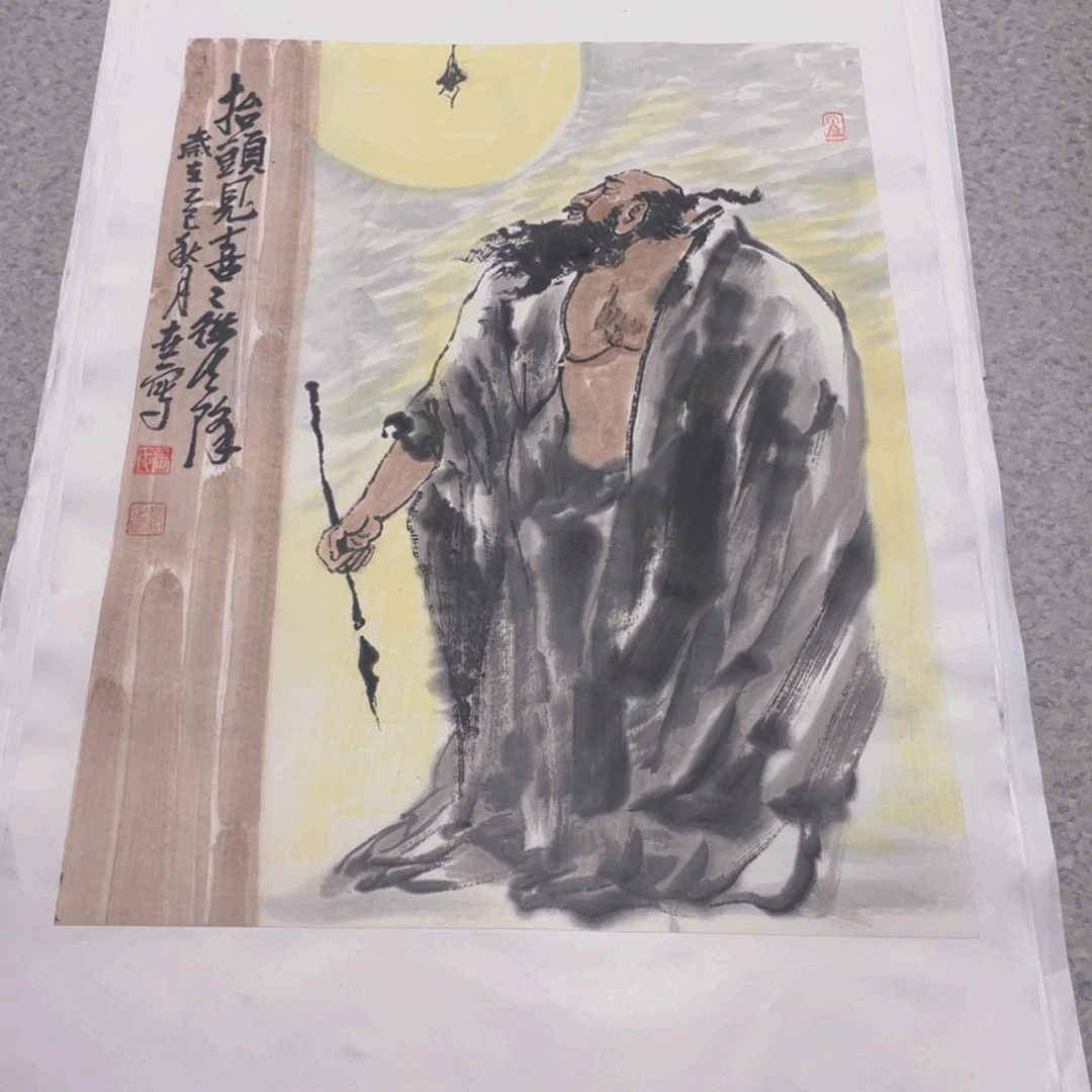 国画1.4平尺纯手绘国画作品