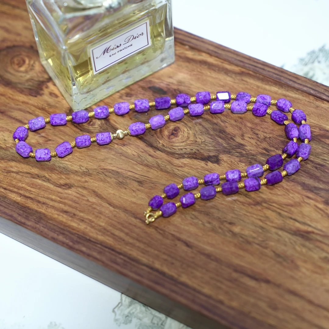 舒俱来高阶紫樱花项链约5mm左右162384