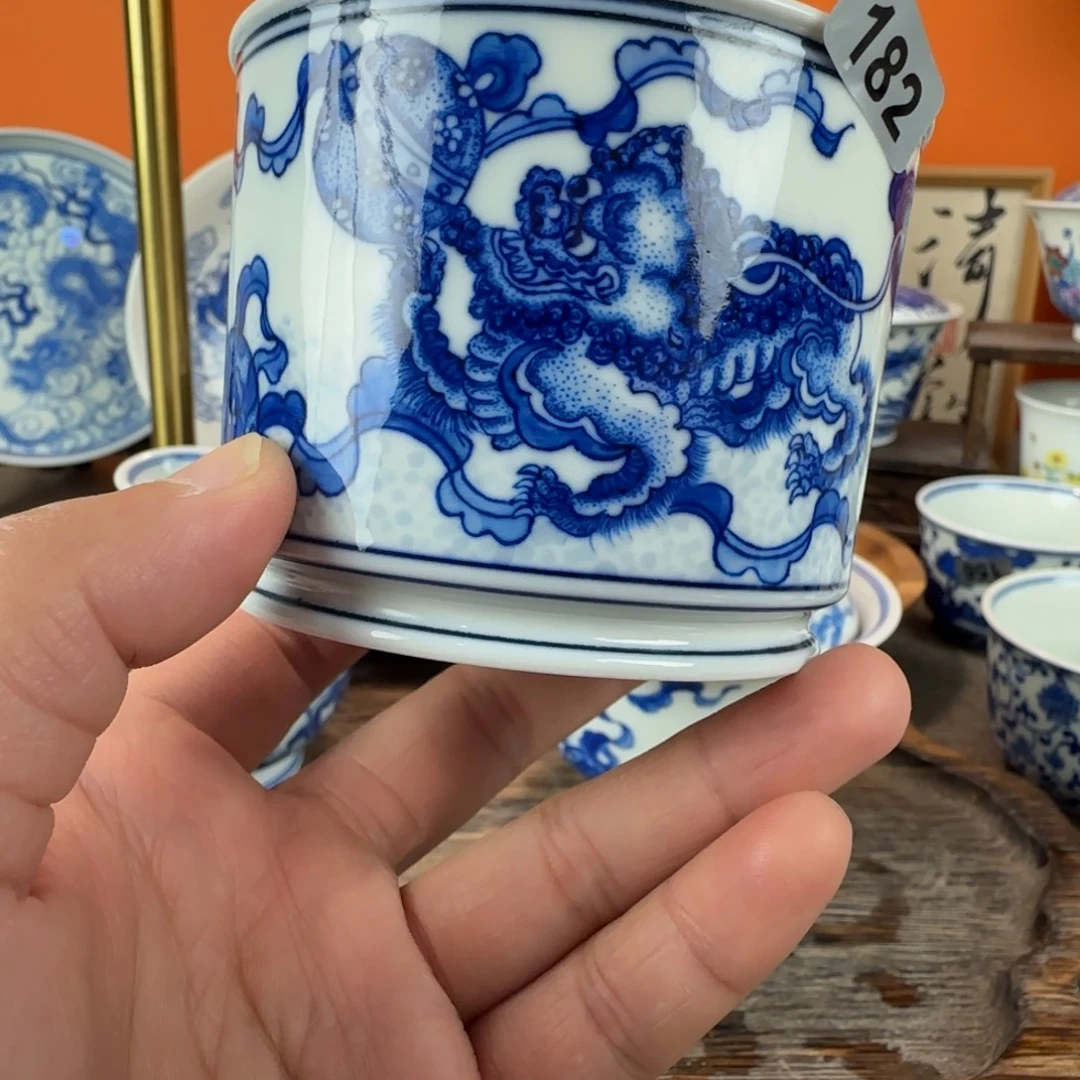 瓷片景德镇手绘青花茶器182