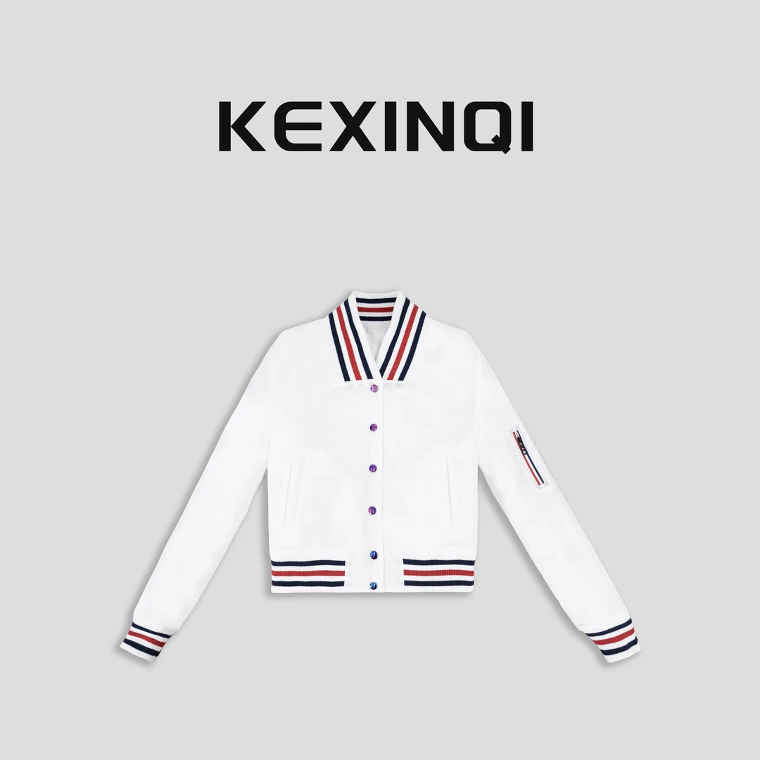 KEXIN 彩虹扣棉服 2024秋冬新款百搭长袖保暖外套-2411MFZKX21495