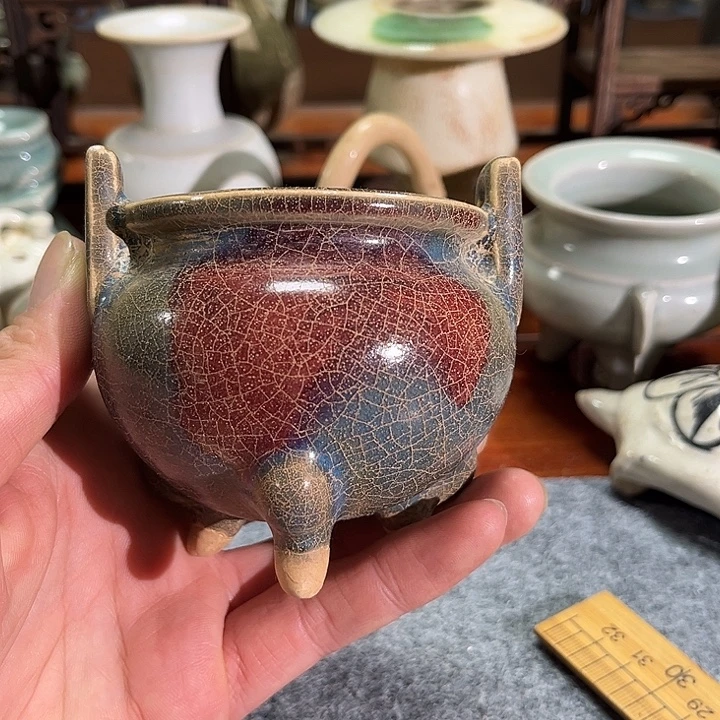 摆件时观品鉴 K门老窑瓷