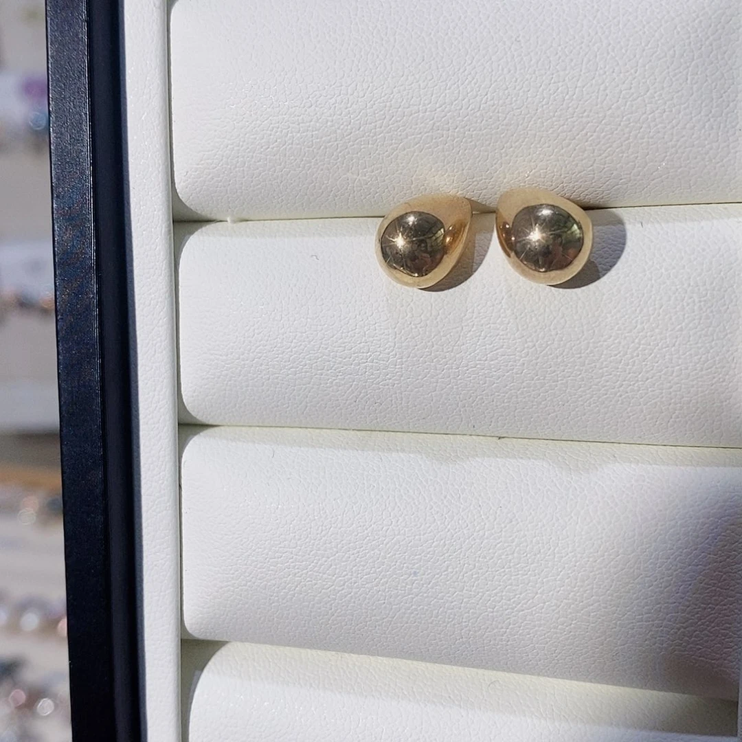 银S925镶嵌淡水珍珠耳饰