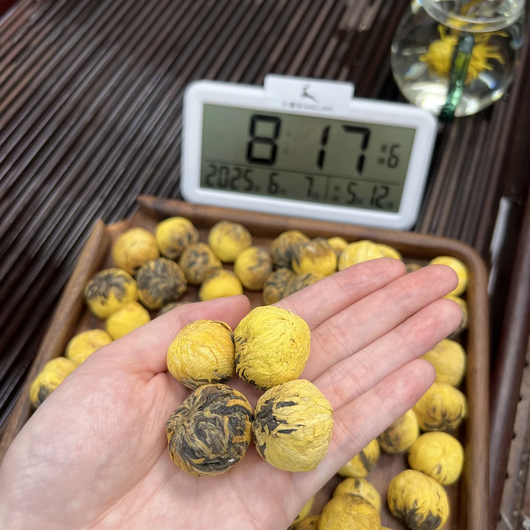 云南滇红菊花绣球 小鹿收茶  菊花红茶 6月7