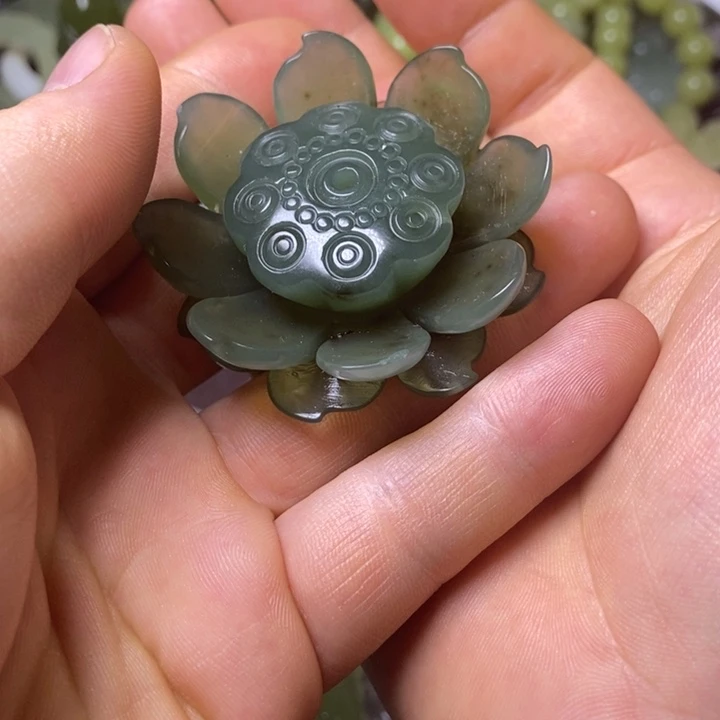 岫玉天然岫玉手把未镶嵌长****走