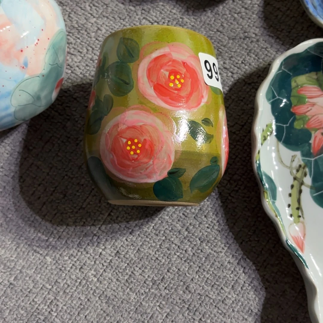 景德镇手绘高温釉下彩陶瓷茶具