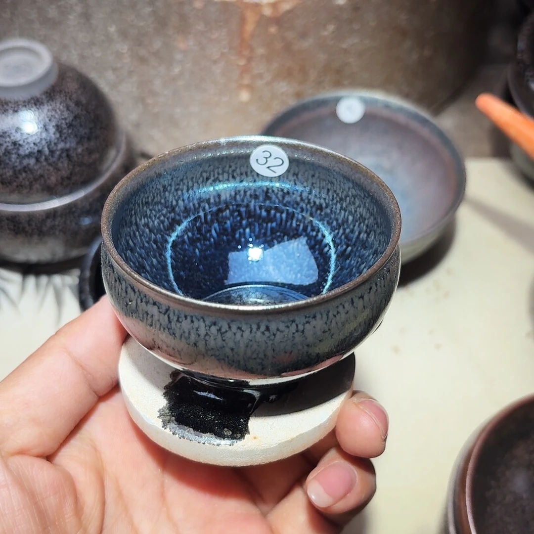 茶盏义兴龙窑建盏32微瑕