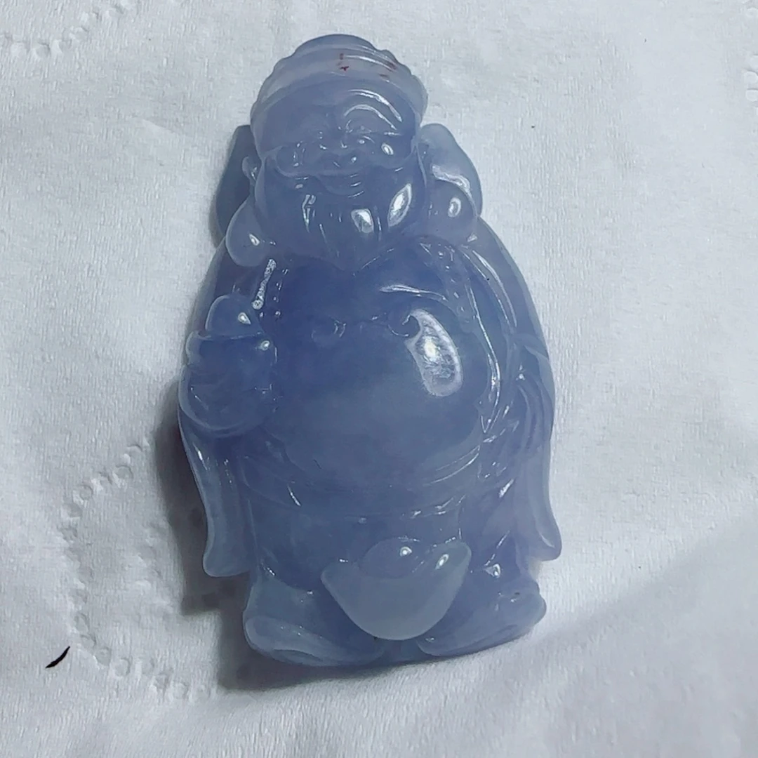 翡翠未镶嵌颈饰财爷