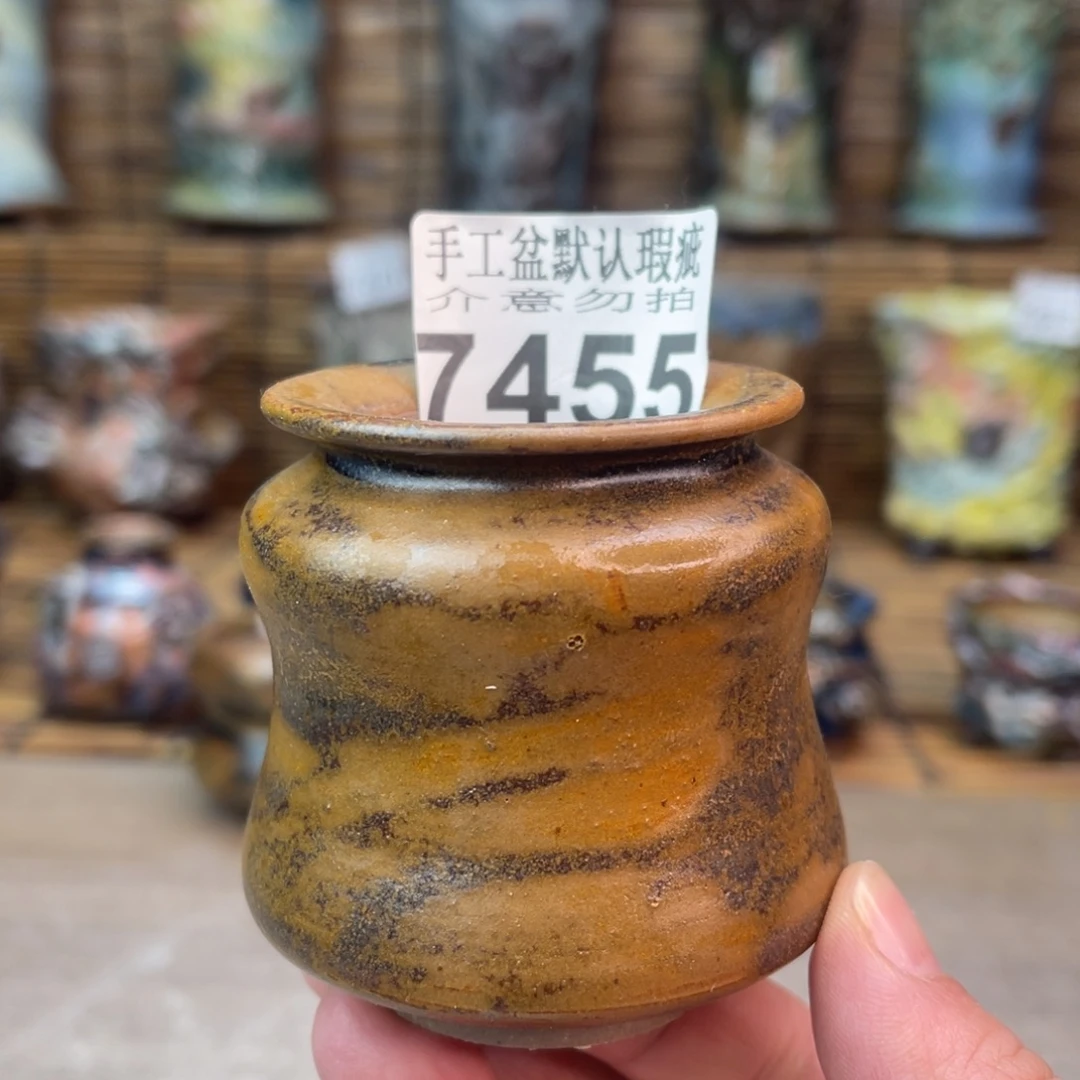 手工花盆默认瑕疵完美者勿拍