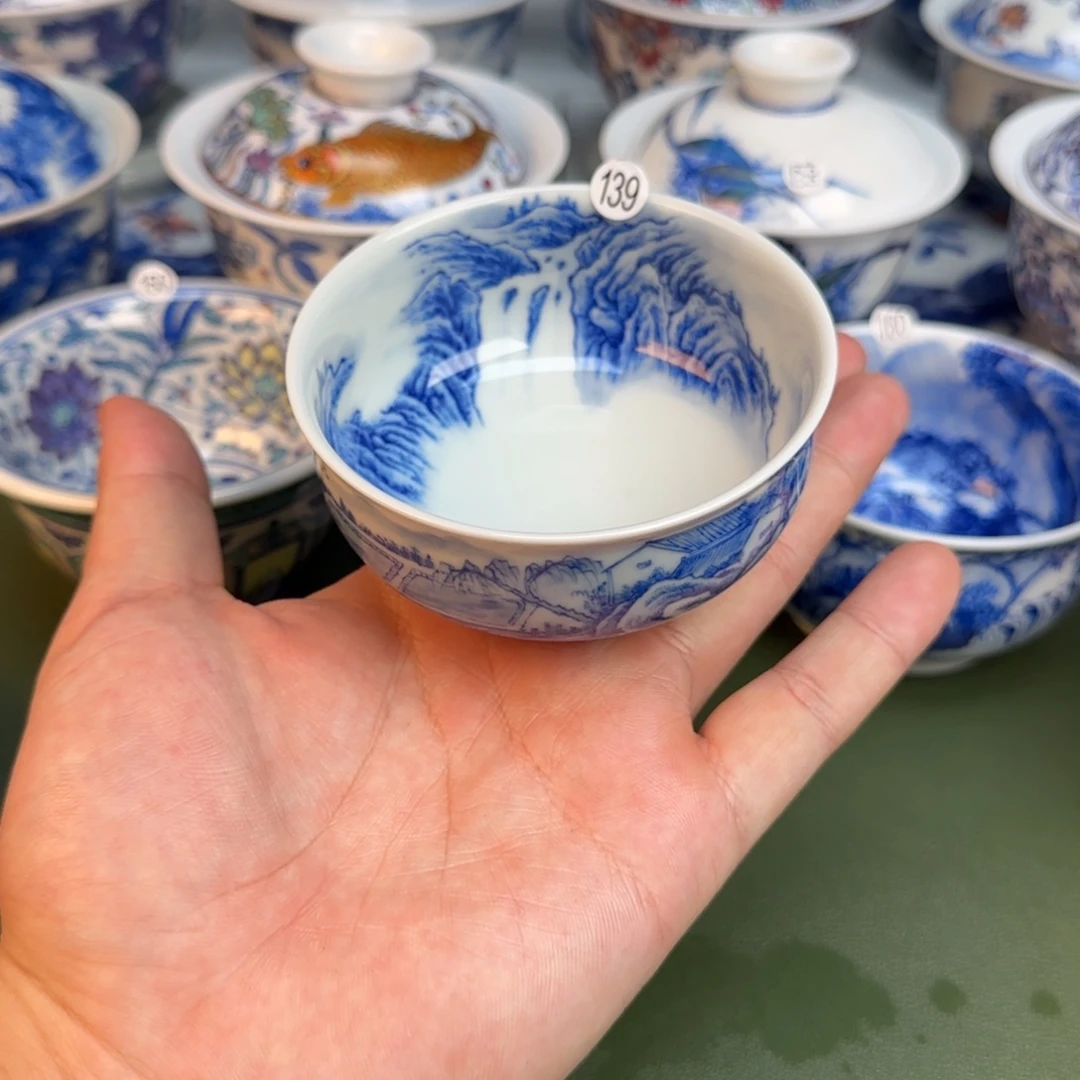 彦祖纯手工手绘茶具139