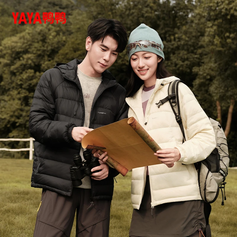 YAYA/鸭鸭2025新款男女同款轻薄款羽绒服户外运动上衣YE4A004437P