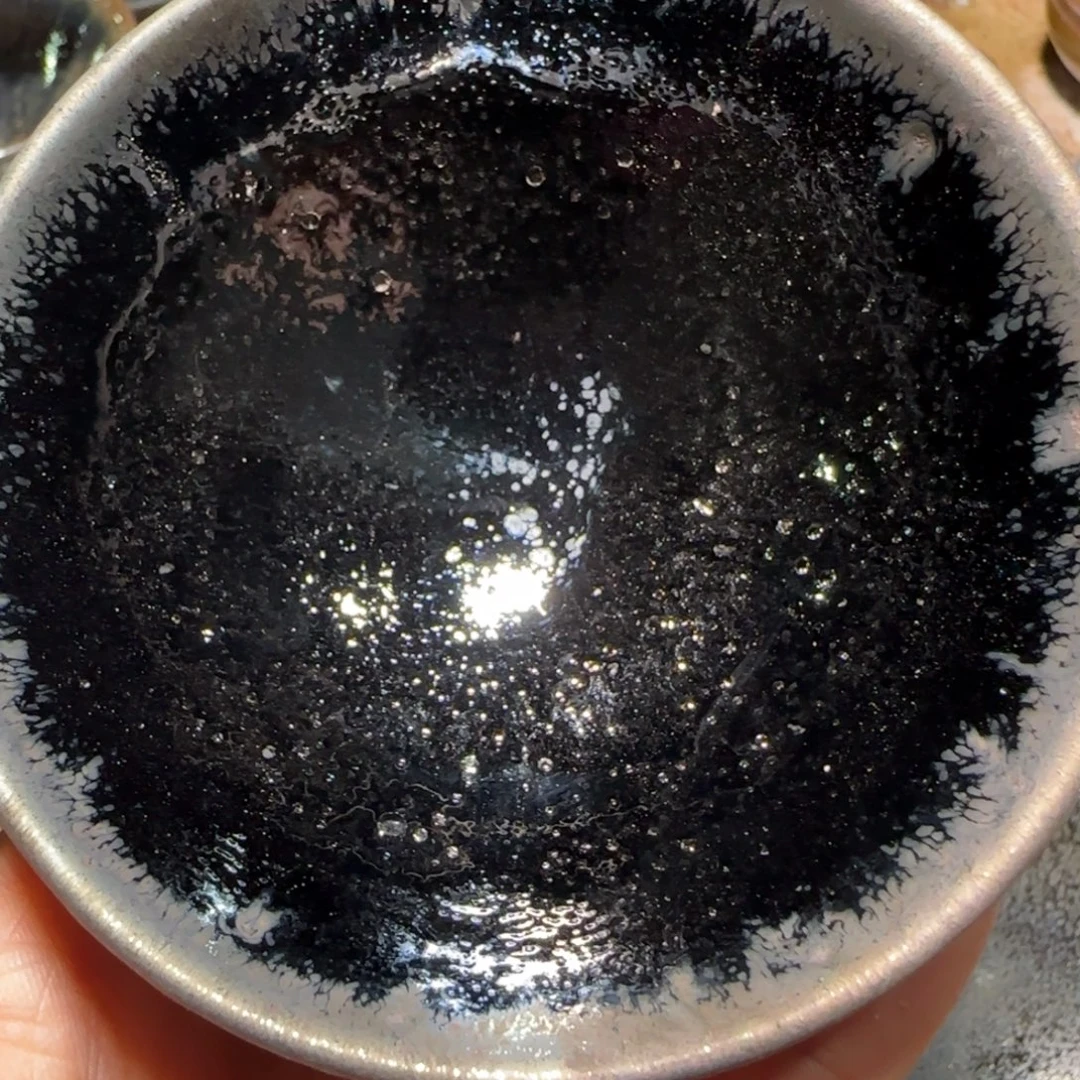 心***简柴烧建盏茶盏茶杯599